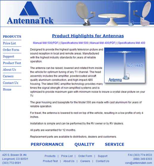 AntennaTek antenna