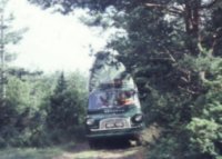 Dormobile, 1972, in Swedish forest